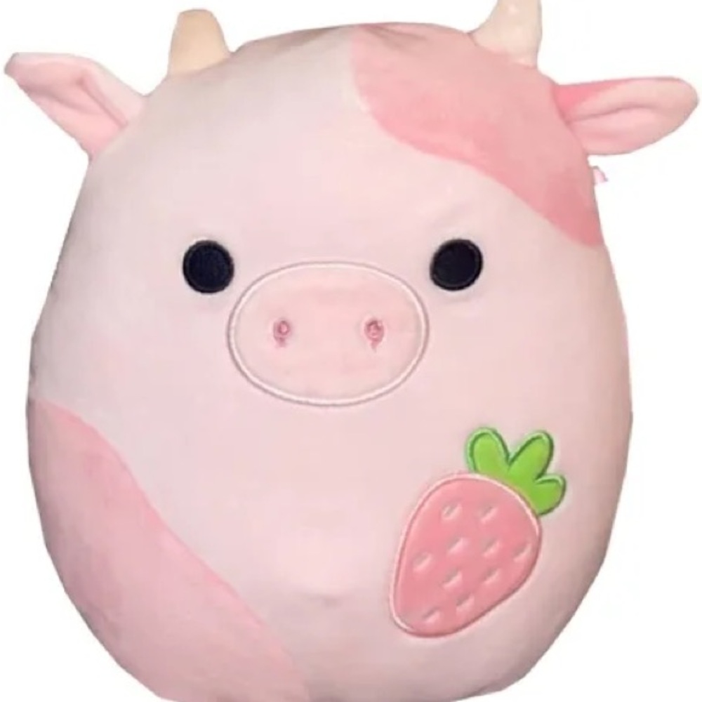 COPY - Strawberry Cow Squishmallows Reshma 8”
